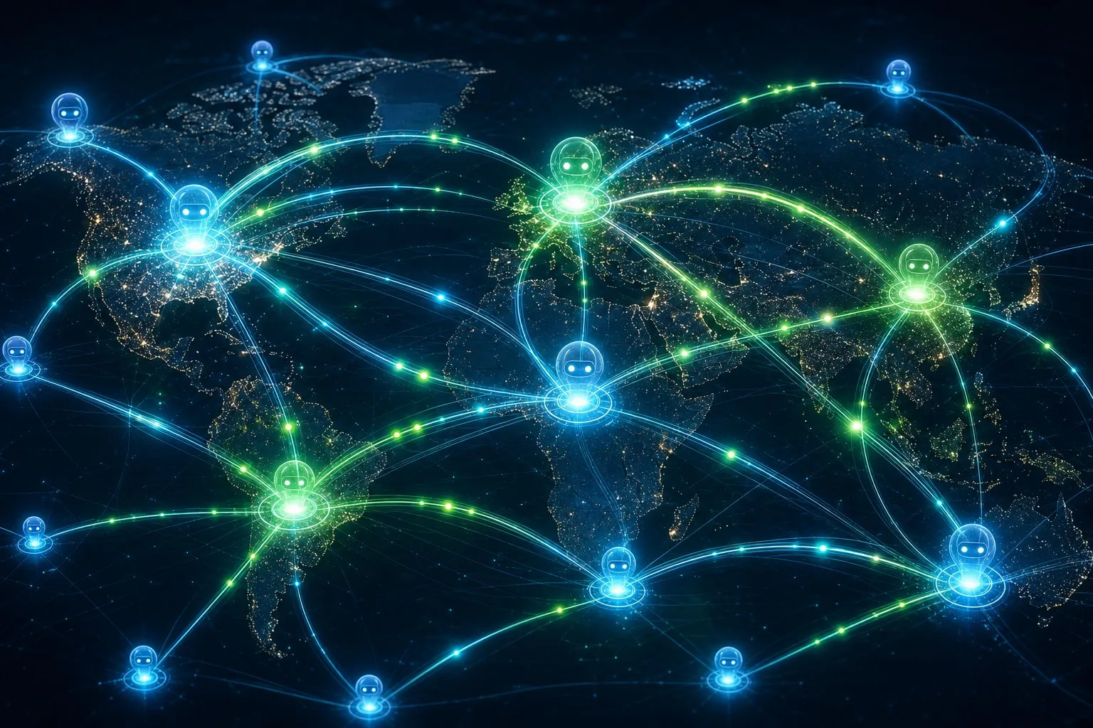 Autonomous AI agents settling payments across a global network