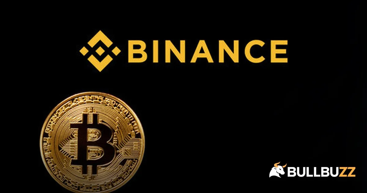 Binance logo with bitcoin coin as hacker moves funds through Binance